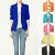 2013 Z new hot stylish and comfortable women's cotton jacket shawl lace cardigan Candy color lined with striped Z suit W4100 