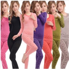 Long johns thermal underwear top+pant shapewear W5124 