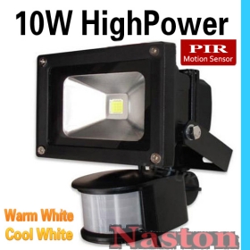 10W LED PIR Passive Infrared Motion Sensor flood Light or human sensor light for indoor Security