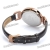 Divat PU Leather Band Wrist Watch - Kávé (1 x LR626) SKU: 117.697