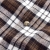 VANCL Western Yoke Plaid Flannel Shirt (Men) Black/Coffee SKU:184265
