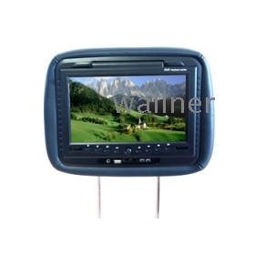 9 inch new headrest car dvd player with FM, USB and SD