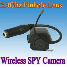 free shipping New Mini 2.4G Wireless Color SPY CCTV Camera WITH AUDIO