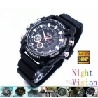 free shipping 16GB WATCH DVR SPY CAMERA infrared Night Vision VIDEO RECORDER A1000