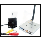 free shipping 2.4GHz Mini Pin-hole  CCD CCTV Camera 420TVL Kit