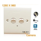 free shipping New Spy Wall Switch DVR Camera Detector Spy Hidden Camera Motion Detection