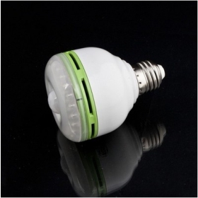 free shipping E27 60 LED IR Infrared Motion Sensor Lamp AC 220V  Bulb 3W Lighting