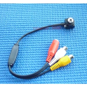 free shipping wholesale 10pcs  spy Mini camera Security CCTV Wired Audio Hidden camera