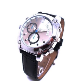 free shipping H18 WATERPROOF WATCH CAMERA DVR infrared Night Vision Hidden Video Recorder 8GB