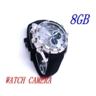 free shipping new C1000 SPY WATCH CAMERA DVR infrared Night Vision Hidden Video Recorder 8GB