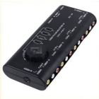 free shipping New 4 in1 4 group AV Audio Video S-Video Selector Switch Box with Cable