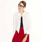 VANCL Joan Fashion Jacquard Weave Jacket (Women) White SKU:198226