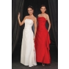 A-Line Strapless Floor Length Satin Mother of the Bride Dresses 2010 style(MBD001) 