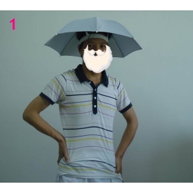 Multifunction Hat Umbrella, Also Anti-UV, Rain Umbrella & Parasol .Free Shipping