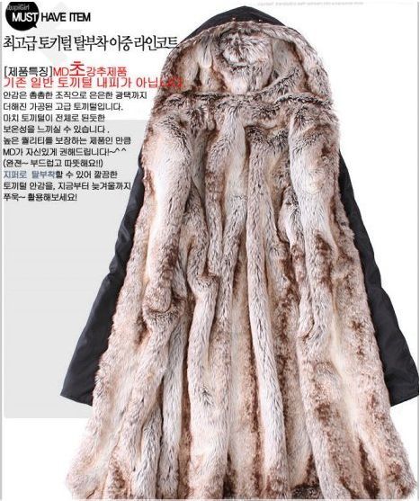 Free Shipping fur lining women's fur coats winter warm long coat jacket clothes wholesale >02adfa