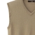 VANCL Classic Solid Sweater Vest(MEN) Khaki SKU:7788