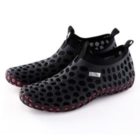 VANCL Cool Concept Breathing Athletic Shoes (Men's) Black/Red SKU:33921