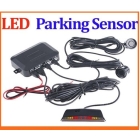 Dropshipping LED display Car Parking Sensor Car Backup Reverse  Kit car reversing auto parking sensor system,free shipping 