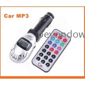 Wholesale High quality Car MP3 Player support SD card & USB with FM Transmitter Remote control,free shipping 