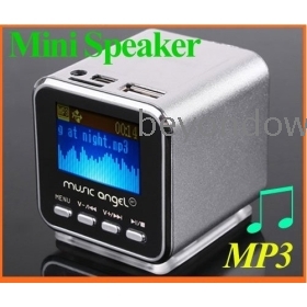 Dropshipping Line in computer speaker Micro SD  USB Mini Speaker Music box Stereo MP3 Player FM Radio free shipping 