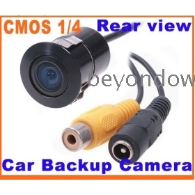 Dropshipping CMOS 1/4 car rear view camera 150 degrees view angle,free shipping 