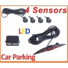 Dropshipping Digital LED Display Car parking sensor car parking system w/4 sensors/back up /Car Reversing,free shipping 