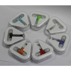  Free shipping via EMS 100pcs/lot Brand new 3.5mm in ear Headphone Headset Earphone Earbud Earset for mp3 mp4 player 