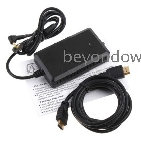 Freeshipping high quality  to HDMI HD Upscaler Video Converter Full Screen Adapter 720p for  2000 3000