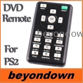 High quality Wireless Slim DVD Remote Controller For  PS2 F201 Free Shipping 