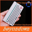 Mini Wireless Keyboard for  tablet PC Notebook Laptop Mobile Phone Tablet, Free Shippping+Drop Shipping 