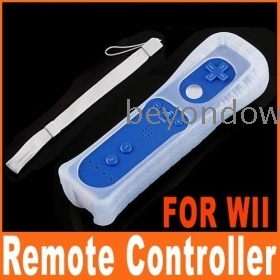 Vysoce kvalitní bezdrátový Game Playere dálkový ovladač pro Wii s Průhledné pouzdro Doprava zdarma Dropshipping