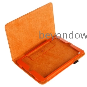 High quality For   Mini, PU Leather Magnetic Smart Case Skin Cover Stand 6 colors Orange, Free / Drop Shipping C1514 