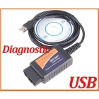 Dropshipping ELM327 Interface OBD2 V 1.5 Auto Scanner USB OBD 2 II Car Diagnostic tool,Free Shipping 