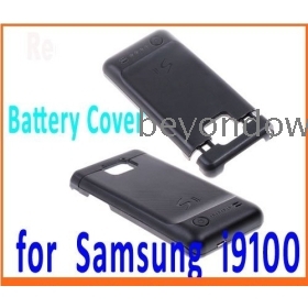 Dropshipping Battery Case für Samsung Galaxy SII i9100 -Schwarz-Farbe LED-Anzeige 1000mAh , freies Verschiffen