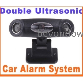 Dropshipping Car Sensor Car Alarm Dobbelt Ultrasonic Sensor Detector til bil alarmer System gratis forsendelse