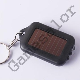 O envio gratuito de Keychain 100PCS 3 Lanterna Solar Powered Torch HOT