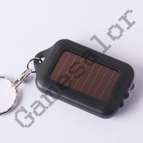 Free  shipping Keychain 10PCS   3 LED Flashlight Solar Powered    HOT