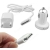 Gratis verzending Mini 3in1 USB kabel + muur + Car Charger voor ( i ) Phone 3GS/4G Hot Salling 10pcs/lot