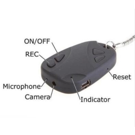 Бесплатная доставка 5шт 808 Car Keys Micro- шпионская камера DVR Поддержка TF карта
