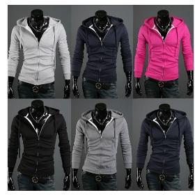 Men's Hoodies Jacket printing Sweatshirt Zippered High quality cardigan sweater collar 