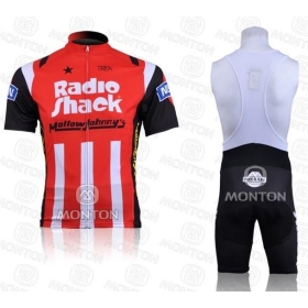 RadioShack team Cycling bike wear Jersey bibs shorst YS/Black-R----23