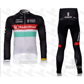 RadioShack Team cycle clothing Bicycle Wear bike long sleeve Jersey Pants 