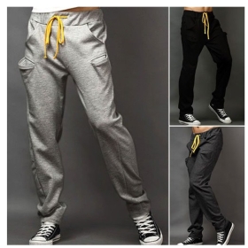 New Multi Pocket solid feet sports pants boy pants **21