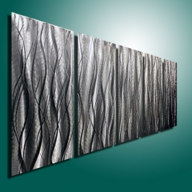 METAL SCHILDEREN ABSTRACT ART Original Modern Art 100 % met de hand gemaakt geen kleur Decoratieve schilderwerken