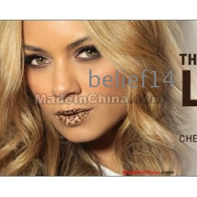 100 pcs/lots 2012 lip sticker lip tattoo Favor Hot Lips Temporary Tattoo Sticker Mixed Order belief14