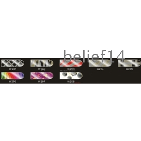 EMS 100 sets(W16 pcs/set) Optional Nail Art stickers Nail Decal Metallic Decoration Applique 208 Styles belief14