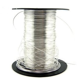 Free Shipping 5meters / erä 925 Sterling Silver Wire 0.3mm XS006