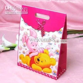 12pcs/lot  Paper Gift Bags Gift Package Free Shipping PA3*