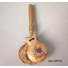 Spanish wood castanets with handle percussion instrument