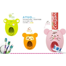 best selling free shipping wholesale New beautiful Cute Cartoon Automatic Toothpaste Dispenser mix color 